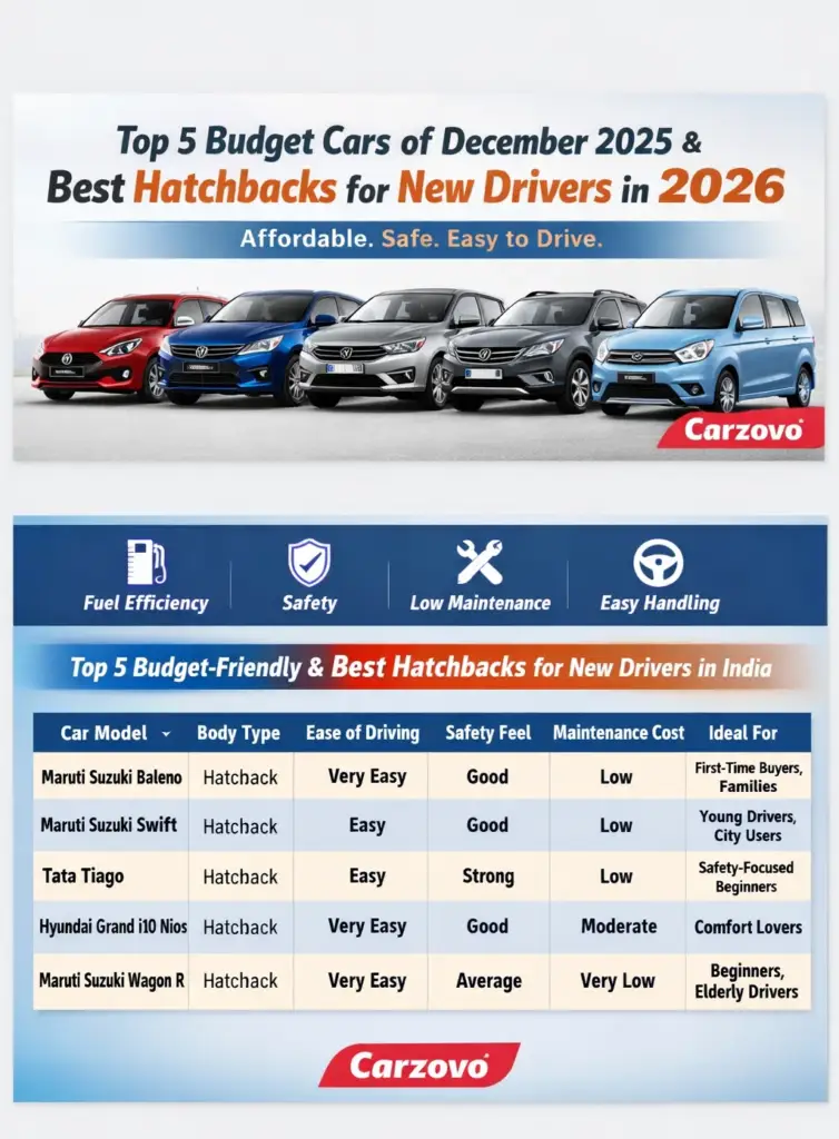 best hatchbacks for new drivers