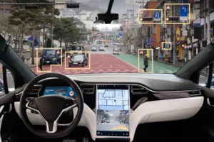 self driving with autonomous vehicle