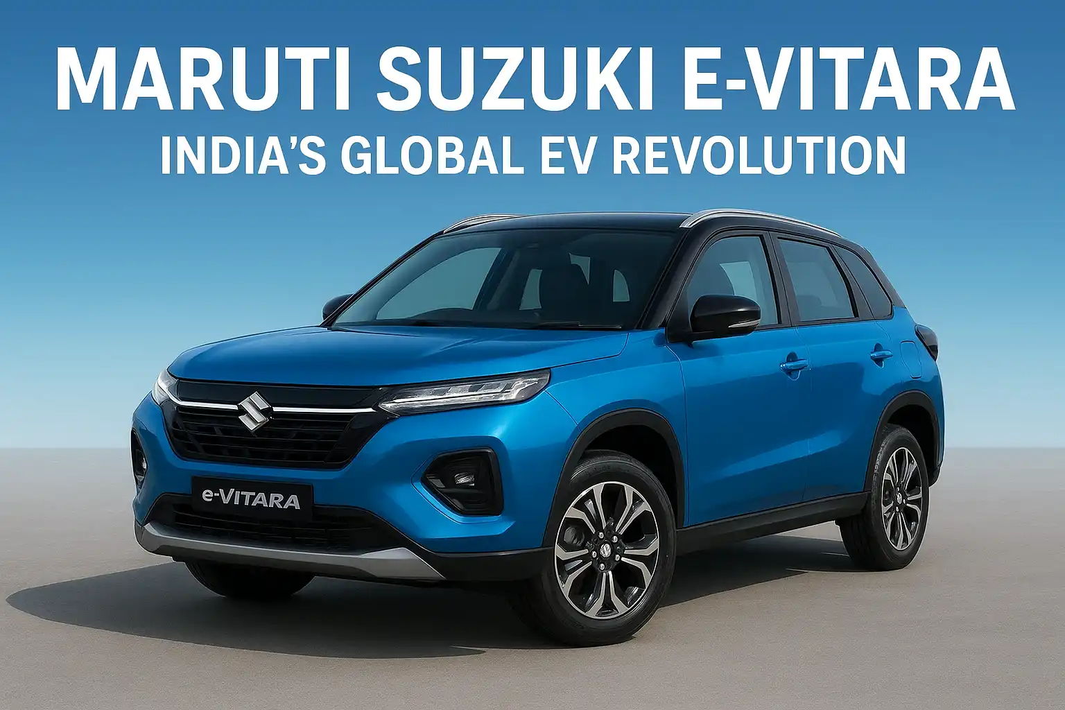 Front view of Maruti Suzuki e-Vitara | carzovo