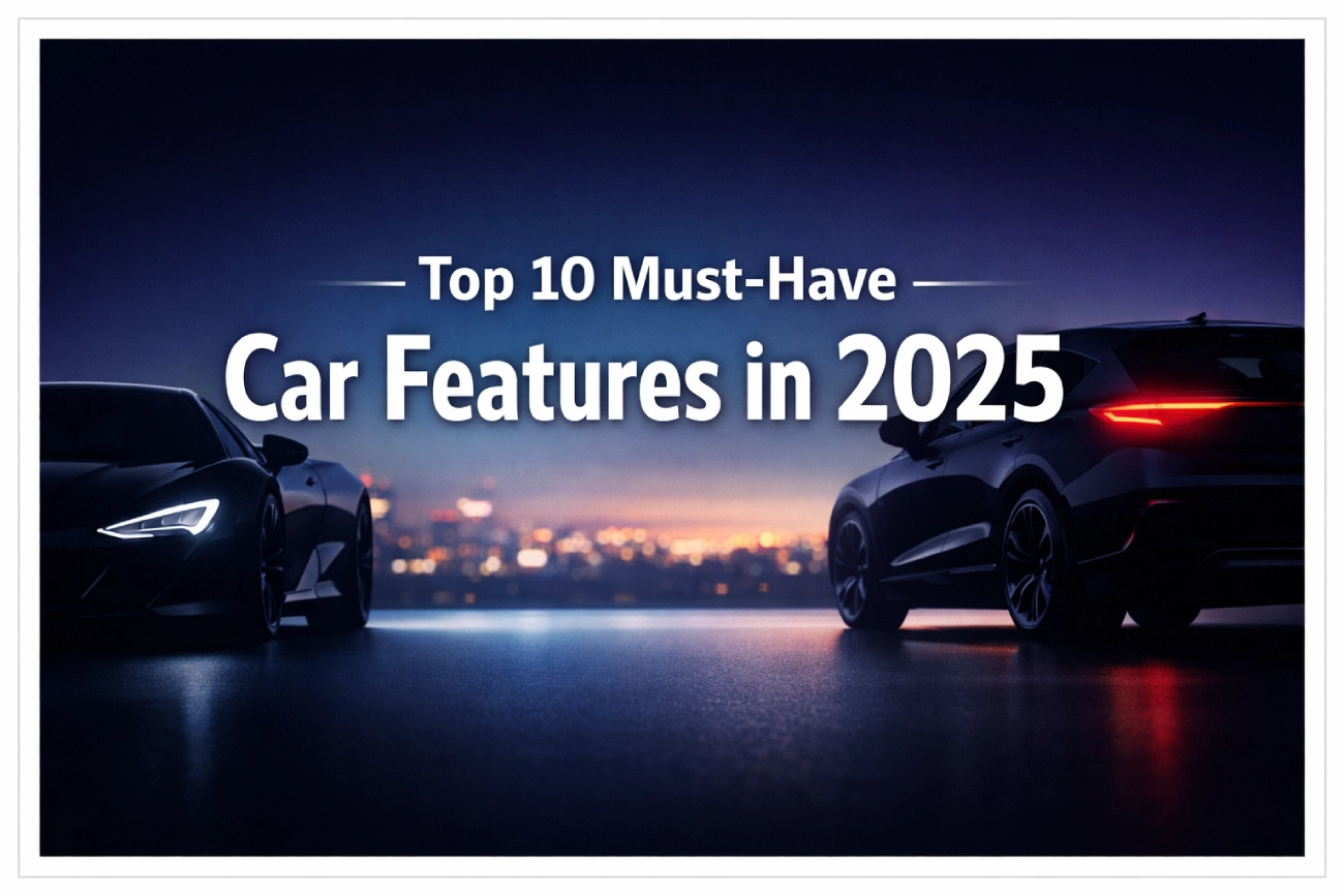 top 10 car features in 2025 | carzovo