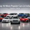top 10 most popular cars in India for January