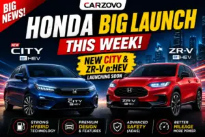 New Honda city faclift and ZRV launch Soon - carzovo