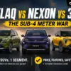 Skoda Kylaq vs Tata Nexon vs Mahindra XUV 3XO feature image