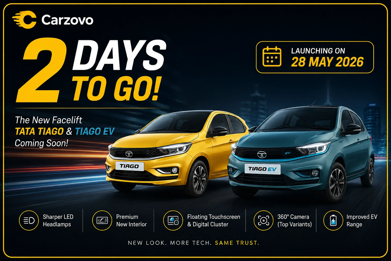 Tata Tiago Facelift _ carzovo