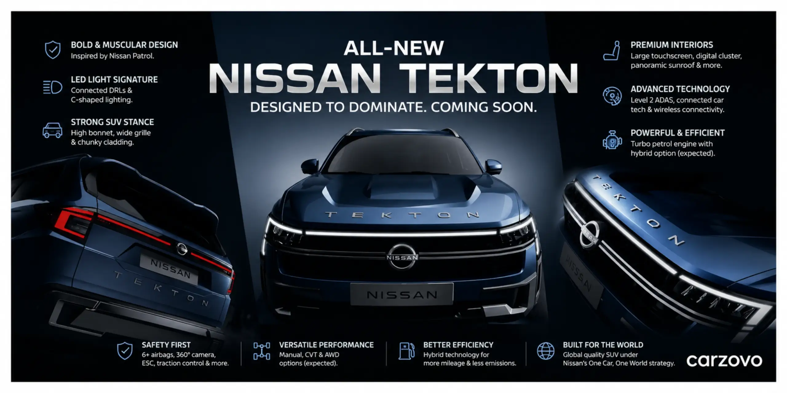 image of new Nissan Tekton 2026 | carzovo