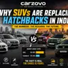 SUVs replacing hatchbacks in India