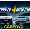 Tata Sierra ev vs Creta electric comparison | carzovo