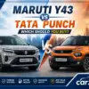 image of maruti Y43 VS Tata punch | carzovo