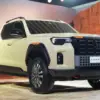 Mahindra Scorpio Lifestyler pickup truck front three quarter view