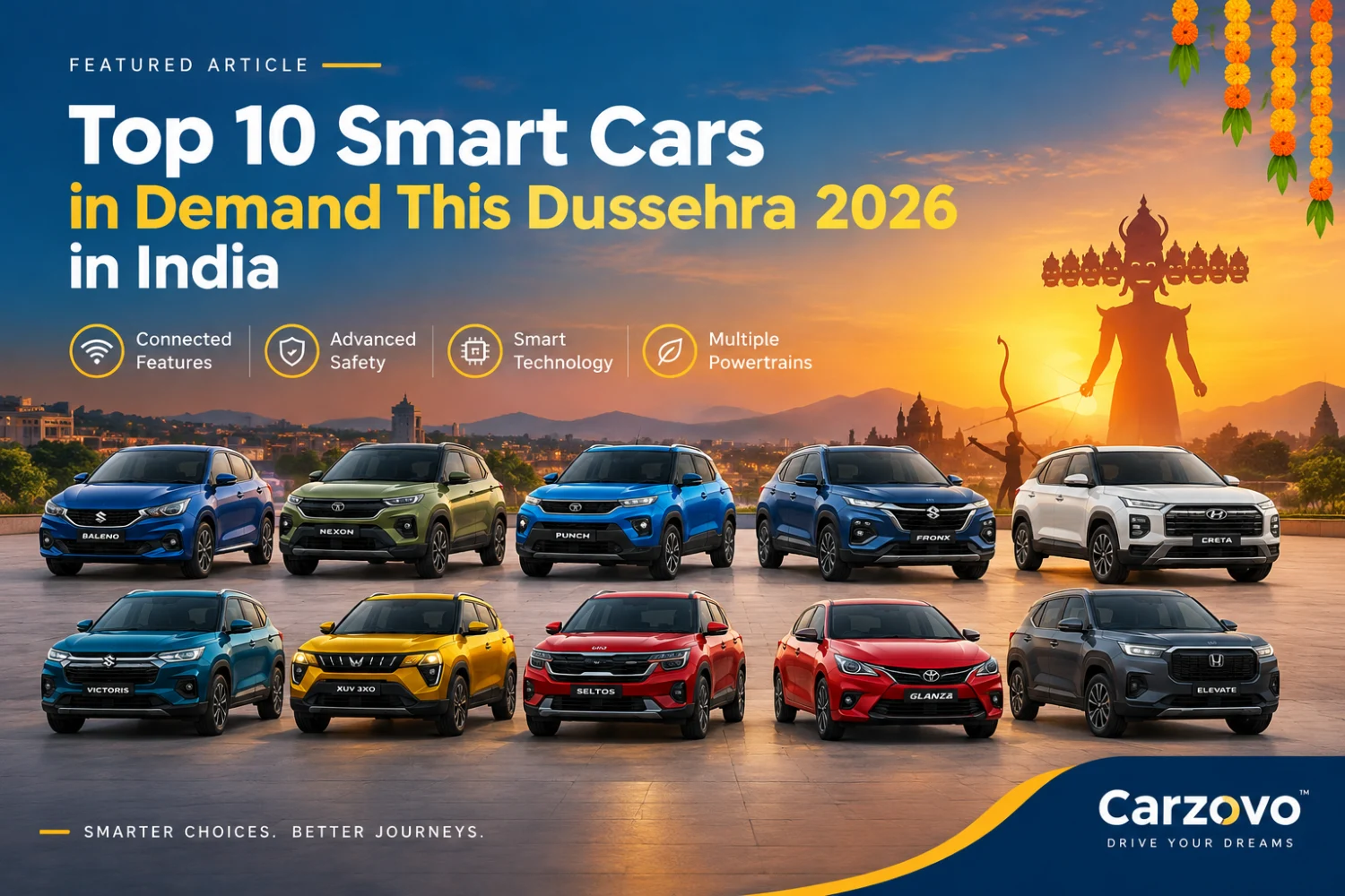 top-10-smart-cars-india-dussehra-2026-carzovo